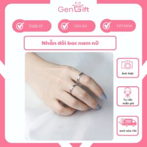 Nhẫn đôi nam nữ PNJ