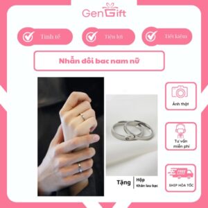 Nhẫn đôi nam nữ PNJ
