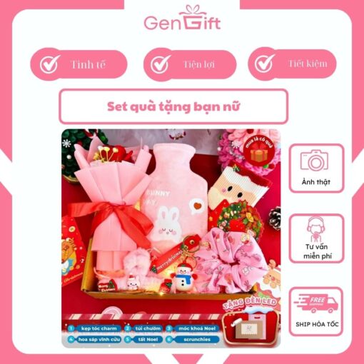 Set quà tặng bạn nữ dễ thương