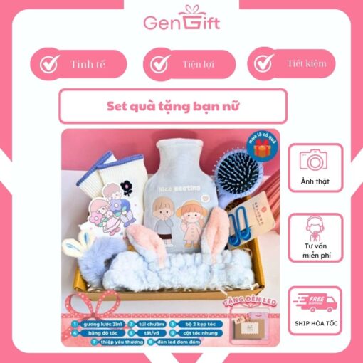 Set quà tặng bạn nữ dễ thương